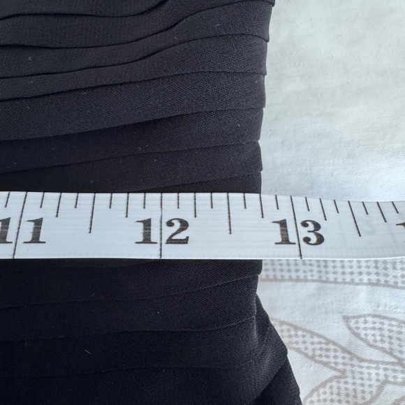 3 For $25 Black Crepe Corset Style Top - Picture 11 of 12